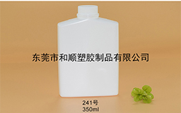 HDPE保健品塑料防盗方瓶241号350cc